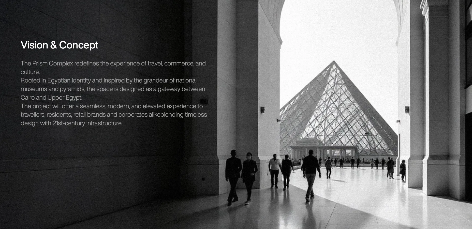 Vision and concept — a gateway between Cairo and Upper Egypt