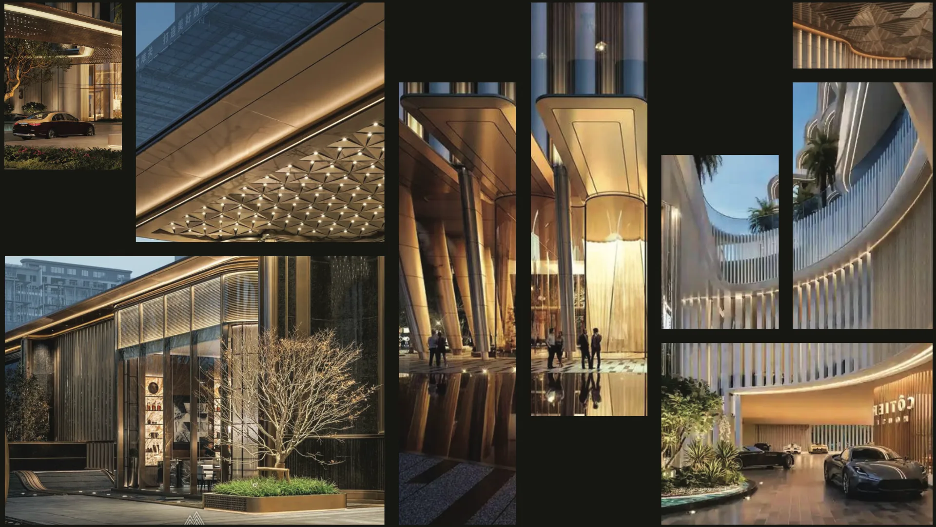Design direction — arrival and facade